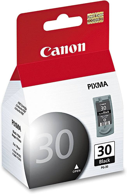 Cartouche d'encre noire Canon PG-30 pour imprimante PIXMA iP1800 1899B002