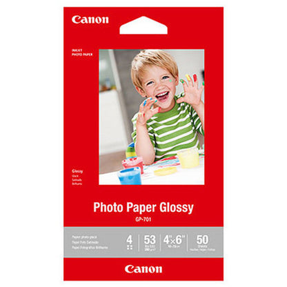 Papier photo brillant Canon - GP-701 - 4x6 (50 feuilles) 1433C002