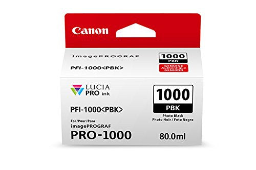 Canon PFI-1000 Original Inkjet Ink Cartridge - Photo Black Pack 0546C002