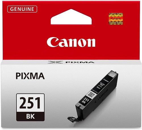 Cartouche d'encre à jet d'encre d'origine Canon CLI-251BK - Pack noir 6513B001