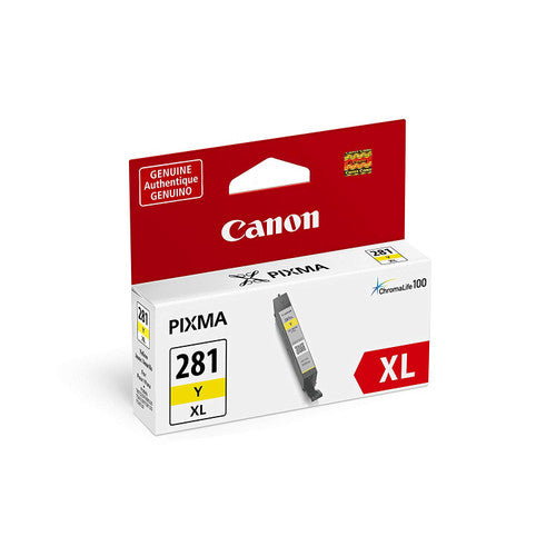 Cartouche d'encre à jet d'encre d'origine Canon CLI-281 XL - Pack jaune 2036C001