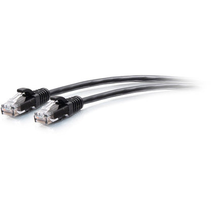 Câble de raccordement Ethernet fin Cat6a sans accroc non blindé (UTP) C2G 5 pieds - Noir C2G30143
