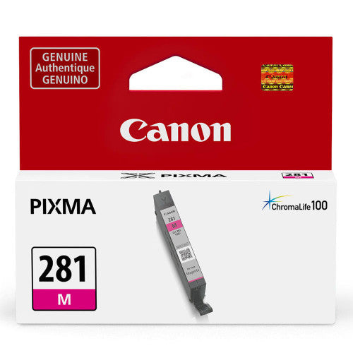 Cartouche d'encre à jet d'encre d'origine Canon CLI-281 - Pack magenta 2089C001