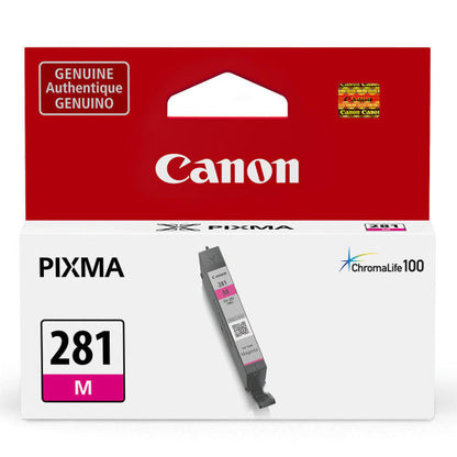 Cartouche d'encre à jet d'encre d'origine Canon CLI-281 - Pack magenta 2089C001