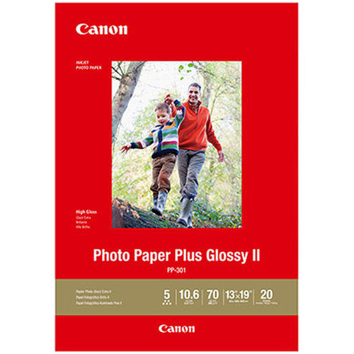 Papier photo brillant Canon Plus II - PP-301 - 13x19 (20 feuilles) 1432C010