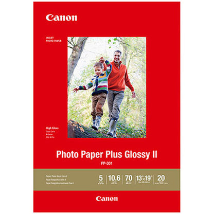 Papier photo brillant Canon Plus II - PP-301 - 13x19 (20 feuilles) 1432C010