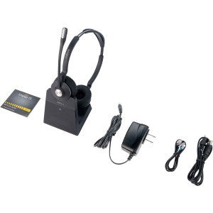 Jabra Engage Series GSA9559-583-125 - Stéréo - Sans fil - Bluetooth/DECT - 150 m - 40 Hz - 16 kHz - Au-dessus de la tête - Binaural - Supra-aural - Unidirectionnel, Microphone à technologie MEMSConforme à la norme TAA