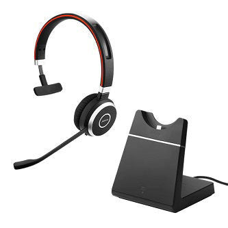 Casque Jabra Evolve 65 SE UC Mono avec support de charge 6593-833-499