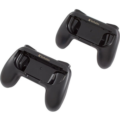 Poignées de manette Verbatim à utiliser avec les manettes Joy-Con de Nintendo Switch - Noir 99798