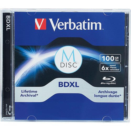 Verbatim Verbatim M DISC BDXL - 6x - 100 Go - 1 Pack Boîtier Jewel 98912