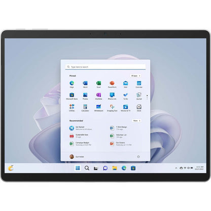 Tablette Microsoft Surface Pro 9 - 13" - Core i5 12e génération i5-1245U Deca-core (10 cœurs) - 8 Go RAM - 128 Go SSD - Windows 10 - Platinum S1P-00001
