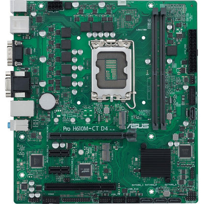 Carte mère de bureau Asus H610M-CT D4-CSM - Chipset Intel H610 - Socket LGA-1700 - Micro ATX PRO H610M-CT D4-CSM