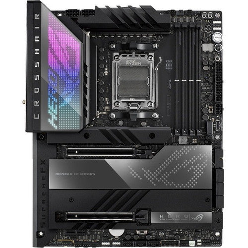 Carte mère de bureau gaming Asus ROG Crosshair X670E HERO - Chipset AMD X670 - Socket AM5 - ATX ROGCROSSHAIRX670EHERO