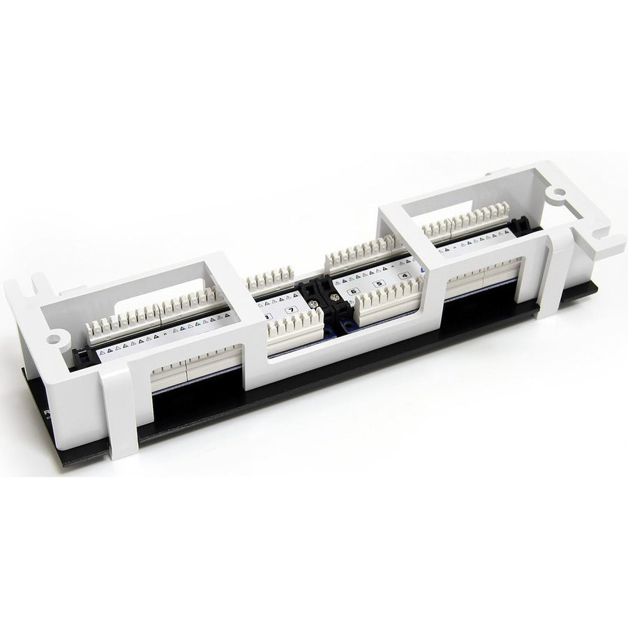Panneau de brassage mural StarTech.com 1U 12 ports Cat5e 110 - 45 degrés PANEL4512