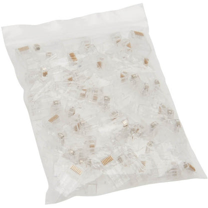 Tripp Lite Cat6 RJ45 Pass-Through UTP Modular Plug, 50 Pack N232-050-UTP