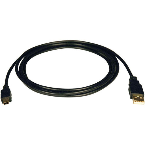 Câble USB 2.0 A vers mini B 5 broches doré Tripp Lite U030-006