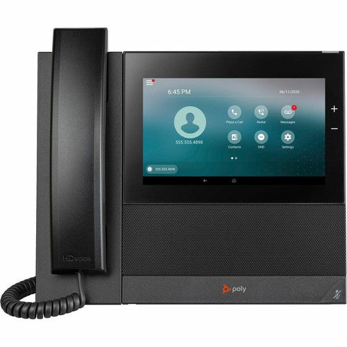 Téléphone IP Poly CCX 600 - Filaire - Filaire/Sans Fil - Bluetooth, Wi-Fi - Bureau - Noir 82Z85AA