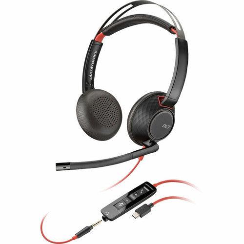 Casque USB-C Poly Blackwire C5220 + câble en ligne TAA (quantité en vrac 40) 8M3W5A6#ABA