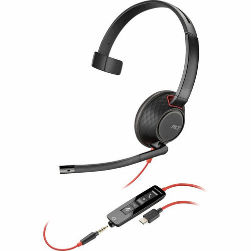 Casque USB-C Poly Blackwire C5210 + câble en ligne TAA (quantité en vrac 40) 8M3W7A6#ABA