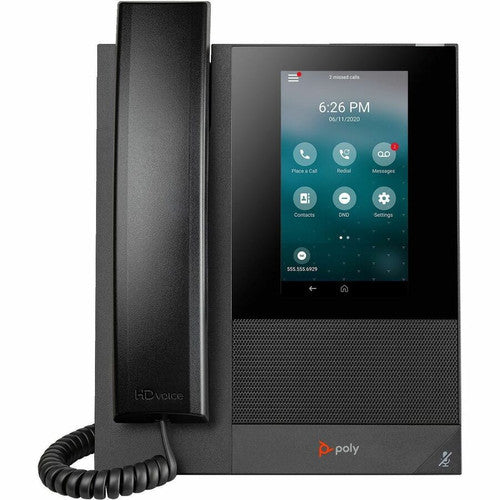 Téléphone IP Poly CCX 400 - Filaire - Filaire - Montage mural, Bureau - Noir 84C14AA#ABA