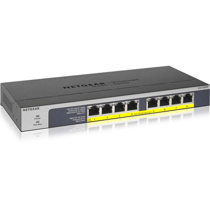 Commutateur non géré Gigabit Ethernet PoE+ à 8 ports Netgear (GS108PP) GS108PP-100NAS