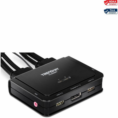 Commutateur KVM DisplayPort 4K à 2 ports TRENDnet TK-220DPi (v1.0R) TK-220DPI
