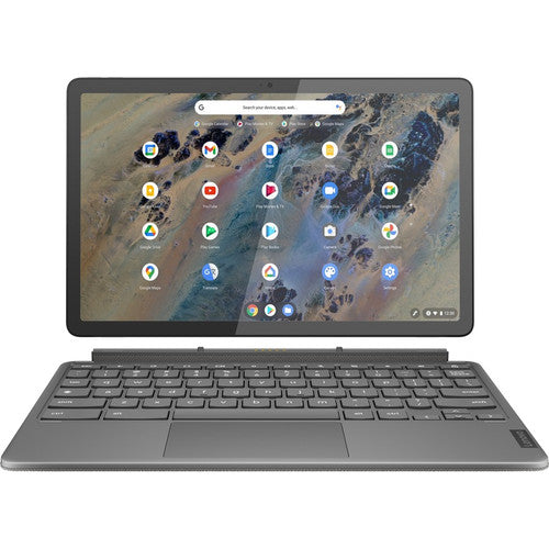 Lenovo IdeaPad Duet 3 Chrome 11Q727 82T6002LUS 11" Touchscreen Detachable 2 in 1 Chromebook - 2K - 2000 x 1200 - Qualcomm Kryo 468 Octa-core (8 Core) 2.50 GHz - 4 GB Total RAM - 4 GB On-board Memory - 64 GB Flash Memory - Storm Gray 82T6002LUS