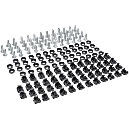 Kit de quincaillerie pour trous carrés Tripp Lite par Eaton (comprend 50 vis et rondelles 12-24). SRCAGENUTS1224