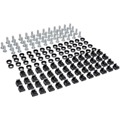 Kit de quincaillerie pour trous carrés Tripp Lite par Eaton (comprend 50 vis et rondelles 12-24). SRCAGENUTS1224