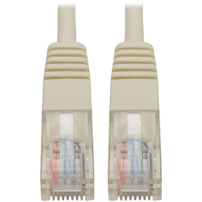 Câble moulé Cat5e 350 MHz de 6 pi de Tripp Lite par Eaton (RJ45 M/M) - Blanc N002-006-WH