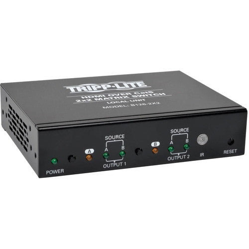 Commutateur répartiteur de matrice HDMI 2 x 2 sur Cat5/Cat6 Tripp Lite par Eaton B126-2X2 B126-2X2
