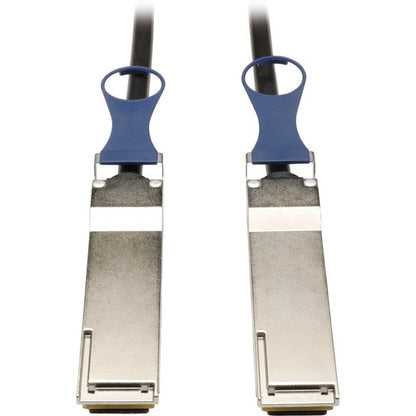 Câble Infiniband en cuivre DAC passif QSFP+ vers QSFP+ 40 Go Tripp Lite par Eaton, 0,5 m (20 po) N282-20N-BK