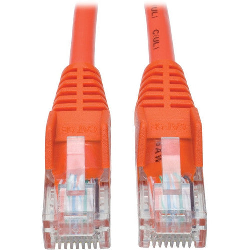 Câble de raccordement UTP moulé anti-accroc Cat5e 350 MHz Tripp Lite by Eaton (RJ45 M/M), orange, 6 pi. N001-006-OR