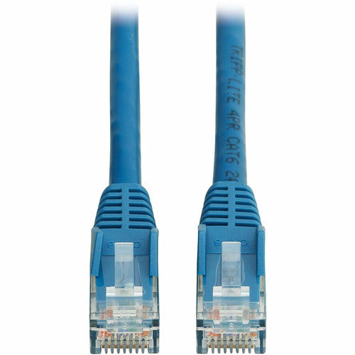 Câble Ethernet UTP moulé Cat6 Gigabit sans accroc Tripp Lite by Eaton (RJ45 M/M), PoE, LSZH, bleu, 15 m N201L-15M-BL