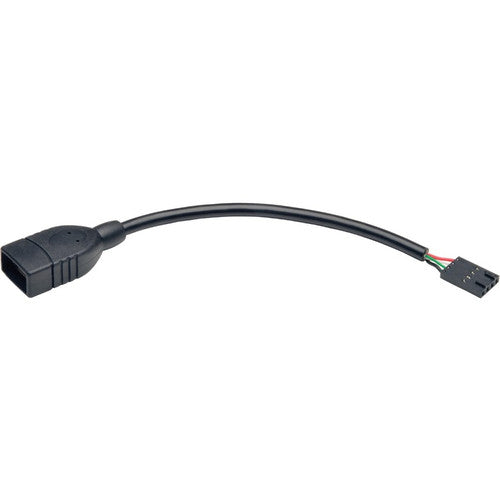 Câble d'en-tête IDC 4 broches USB 2.0 A femelle vers carte mère USB Tripp Lite par Eaton 6" U024-06N-IDC