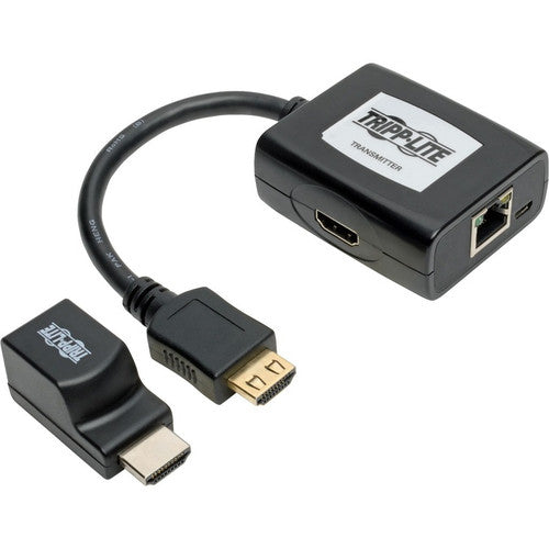 Kit d'extension HDMI sur Cat5/Cat6 Tripp Lite par Eaton, alimentation par câble, 1080p à 60 Hz, TAA B126-1P1M-U-POC