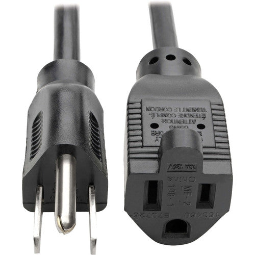 Câble d'extension de cordon d'alimentation Tripp Lite 10 pieds 5-15P à 5-15R 10A 18AWG 10' P022-010