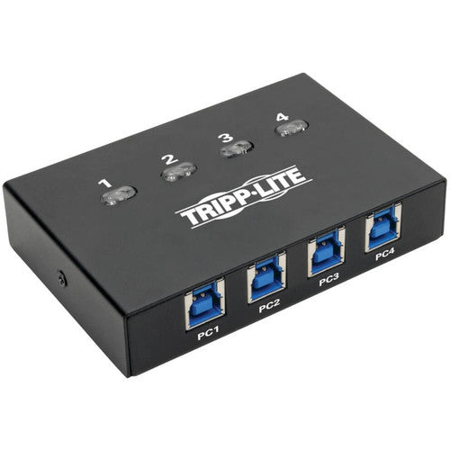 Commutateur de partage de périphériques USB 3.0 à 4 ports Tripp Lite par Eaton - SuperSpeed ​​U359-004