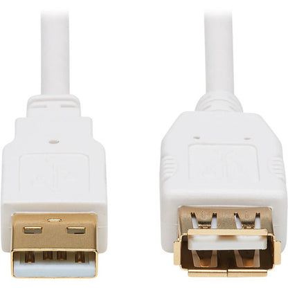 Câble d'extension antibactérien Tripp Lite Safe-IT USB-A (M/F), USB 2.0, blanc, 3 pi. U024AB-003-WH