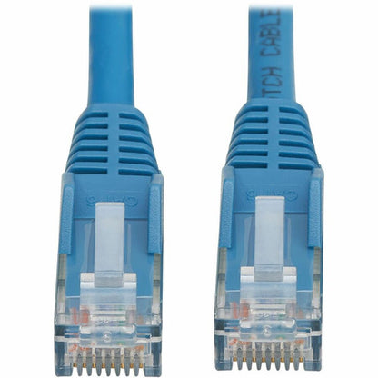 Câble Ethernet UTP moulé Cat6 Gigabit sans accroc Tripp Lite by Eaton (RJ45 M/M), PoE, LSZH, bleu, 5 m N201L-05M-BL