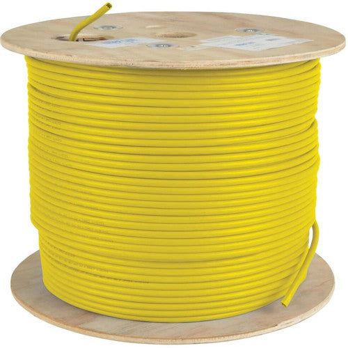 Câble PVC monobrin Cat5e 350 MHz Tripp Lite par Eaton, jaune, 1000 pi N022-01K-YW