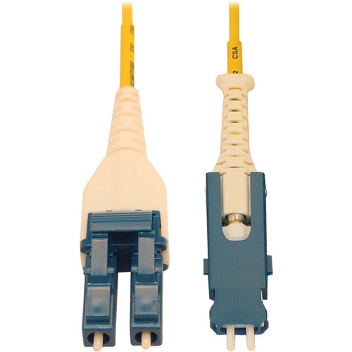 Câble à fibre optique monomode 9/125 OS2 40/100/400G Tripp Lite par Eaton N383L-01M, jaune, 1 m (3,3 pi) N383L-01M
