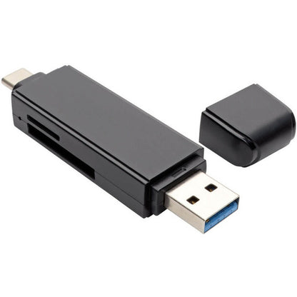 Lecteur de cartes mémoire USB-C Tripp Lite par Eaton, 2 en 1 USB-A/USB-C, USB 3.1 Gen 1 U452-000-SD-A