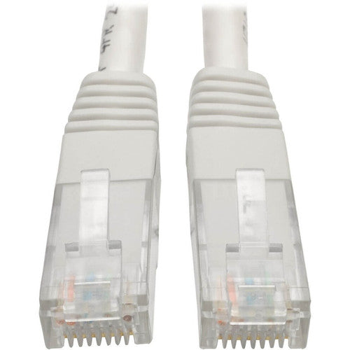 Câble de raccordement moulé Gigabit Cat6 Tripp Lite par Eaton (RJ45 M/M), blanc, 7 pi N200-007-WH