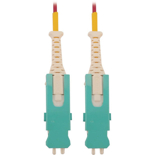 Câble à fibre optique multimode 50/125 OM4 Tripp Lite par Eaton N823S-02M-MG 400G, magenta, 2 m (6,6 pi) N823S-02M-MG