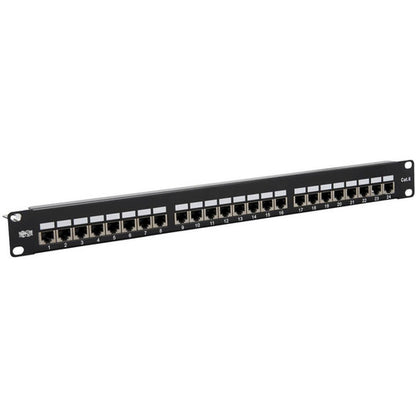Panneau de brassage Cat6 24 ports Tripp Lite par Eaton N252-024-SH-K, 1U N252-024-SH-K