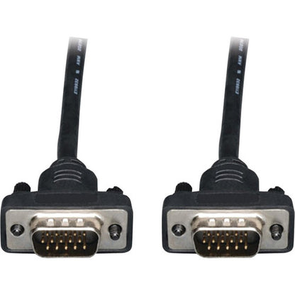 Câble coaxial VGA pour moniteur Tripp Lite 3 pieds à profil bas avec RVB haute résolution HD15 M/M 3' P502-003-SM