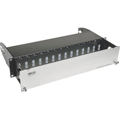Panneau de boîtier en fibre optique à montage en rack haute densité Tripp Lite 14 cassettes 2URM N482-02U