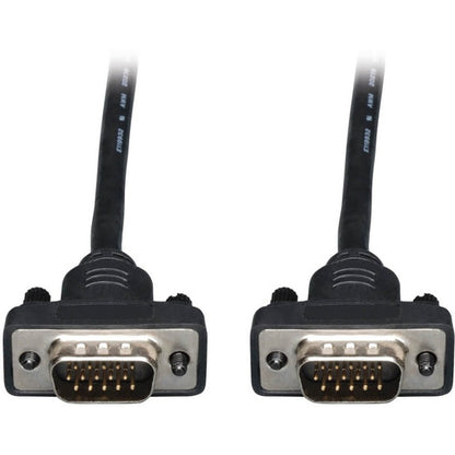 Tripp Lite 6ft VGA Coax Monitor Cable Low Profile with RGB High Resolution HD15 M/M 6' P502-006-SM