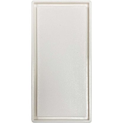Tripp Lite by Eaton Blank Snap-In Insert, European Style, Vertical, 22.5 x 45 mm, White N042E-WHM0